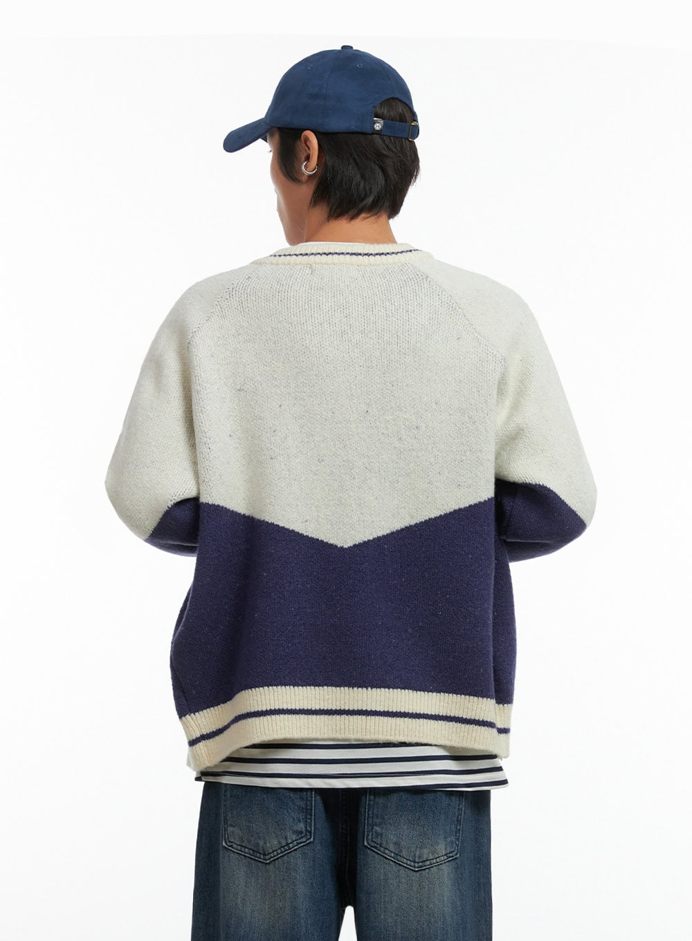 Men's Varsity Cardigan IO417