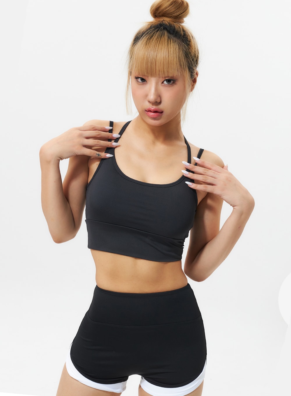 Thin Strap Sports Bra Top IL318