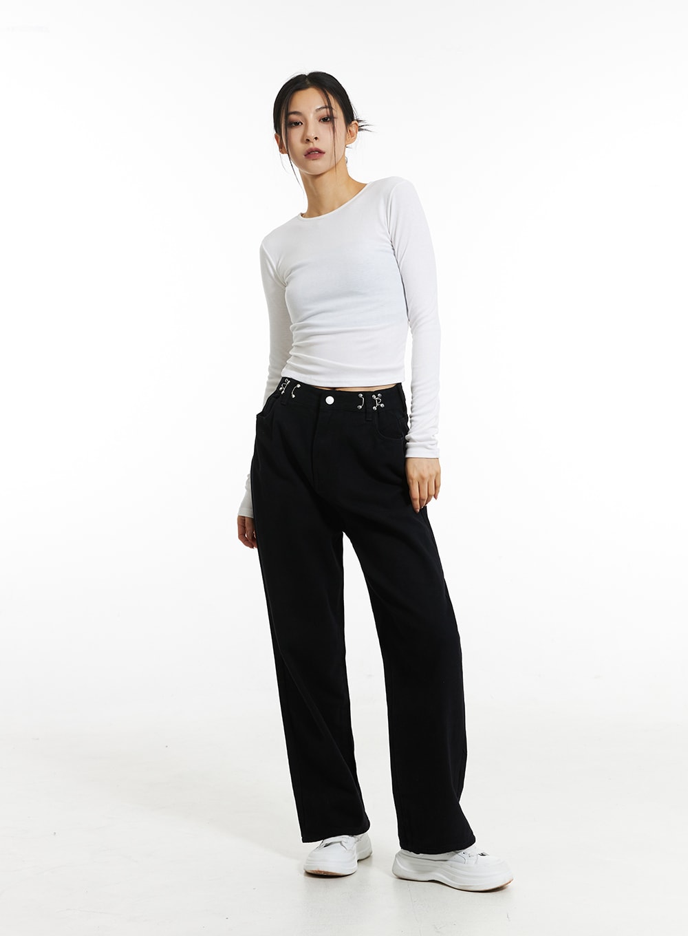 Open Back Long Sleeve Tee IN308