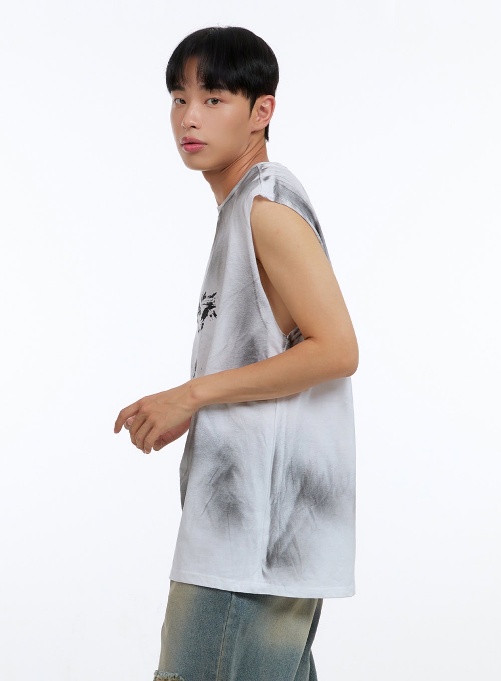 Men's Star Graphic Tank Top IG416