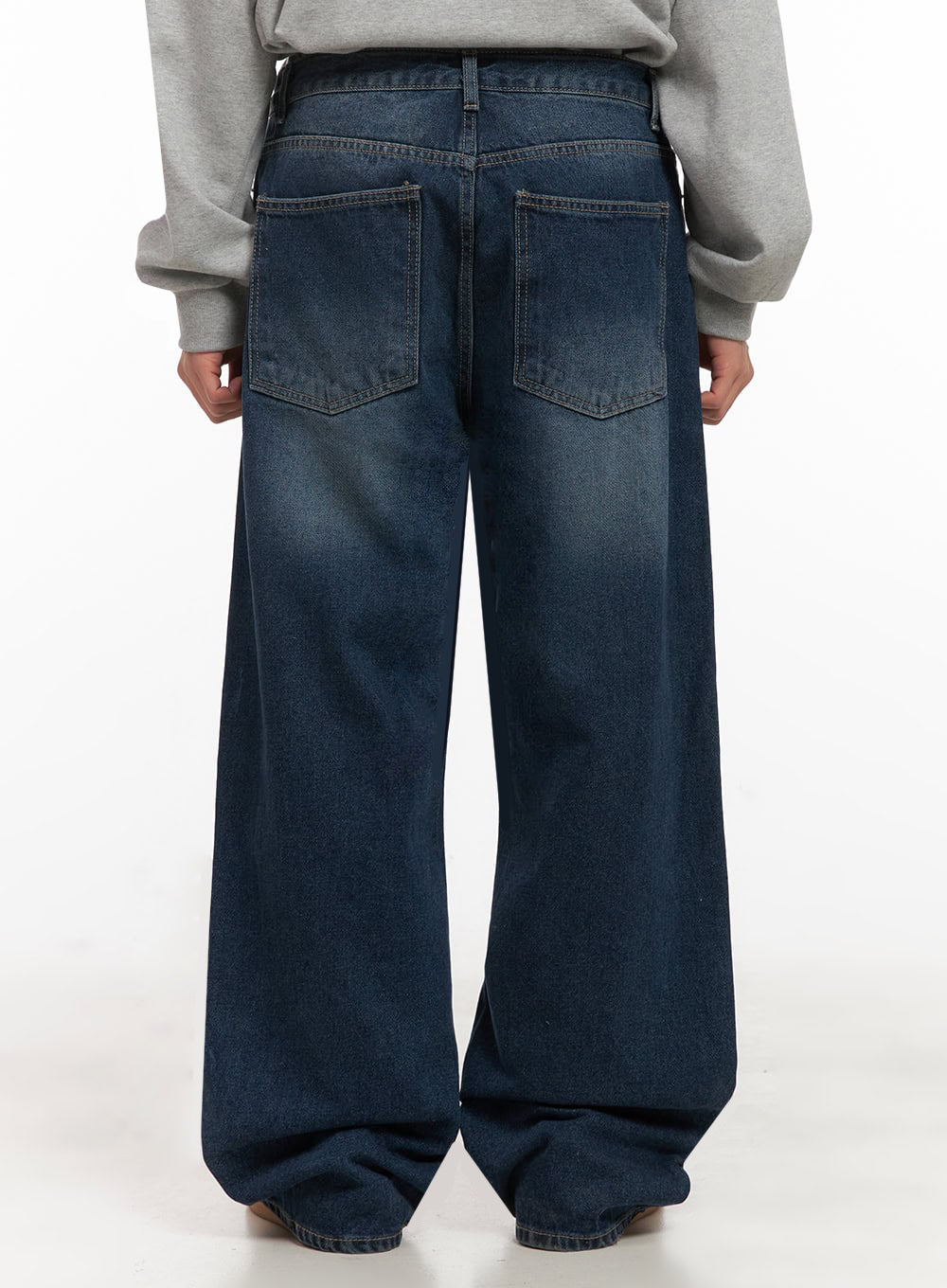 Men's Wide-Fit Denim Jeans ID427