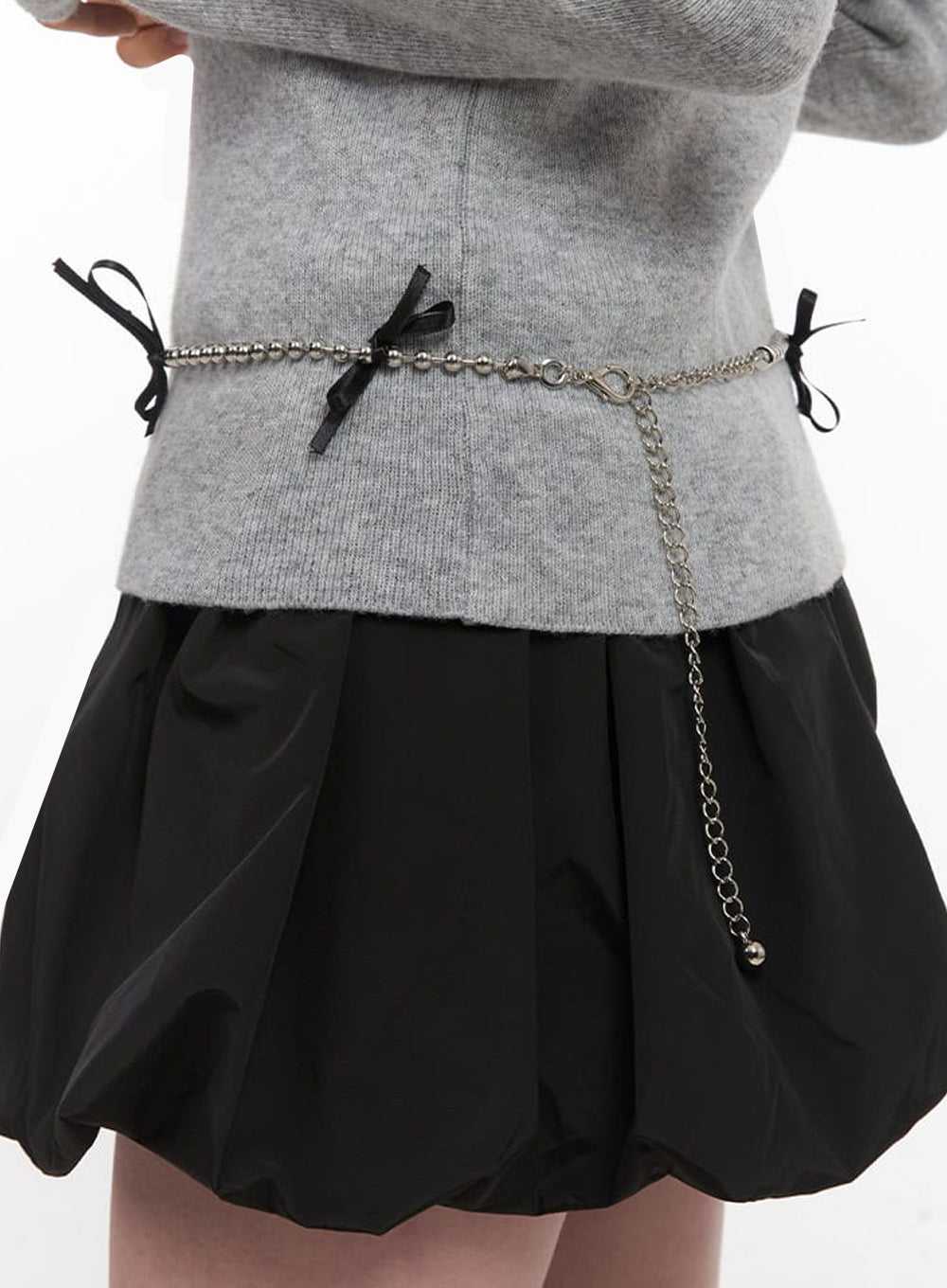 Ribbon Ball-Chain Belt IJ530