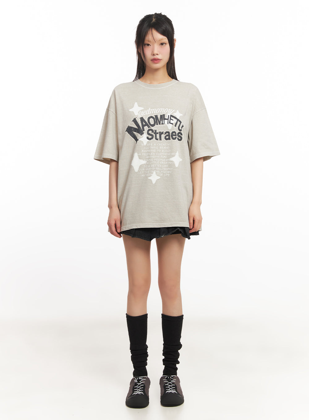 Star Graphic Cotton T-Shirt IY502