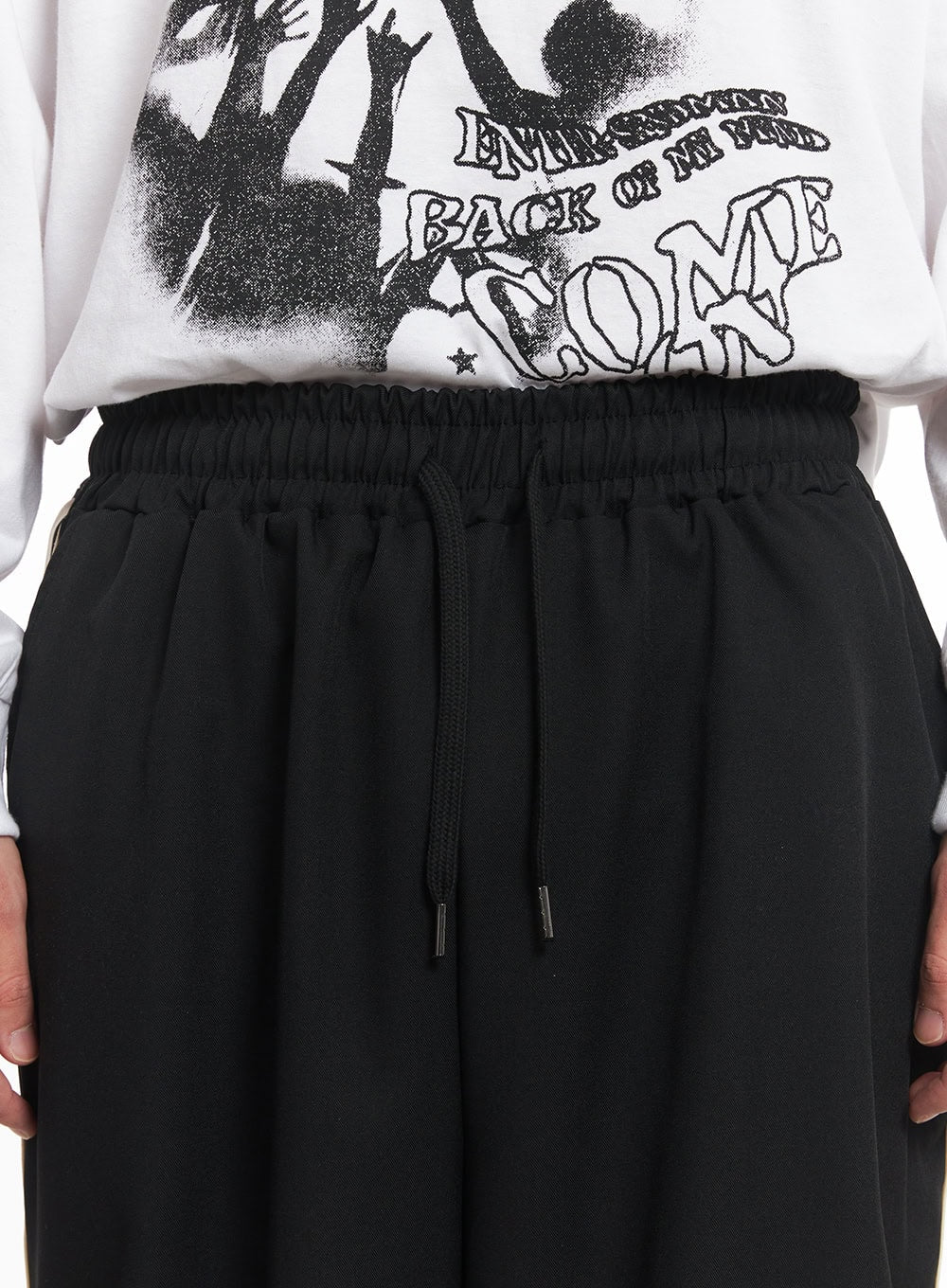 Men's Wide-Fit Striped Sweatpants IM517