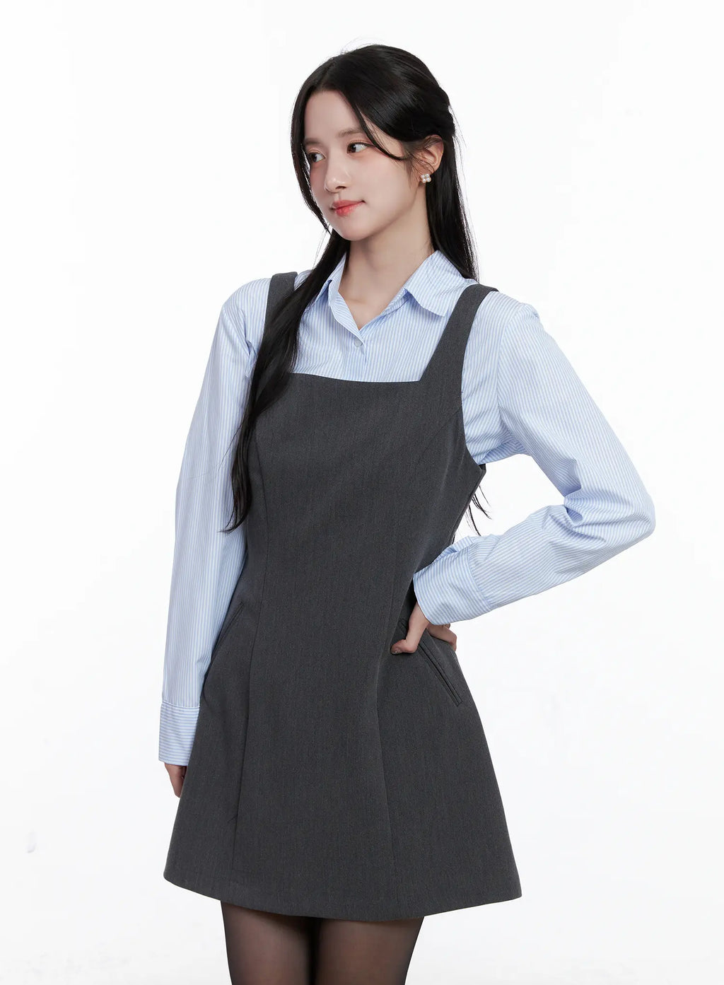 Classic Sleeveless A-Line Dress CS519