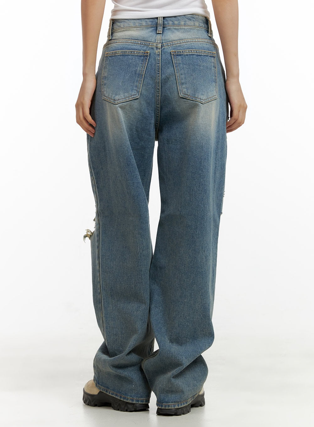 Destroyed Baggy Jeans CU405