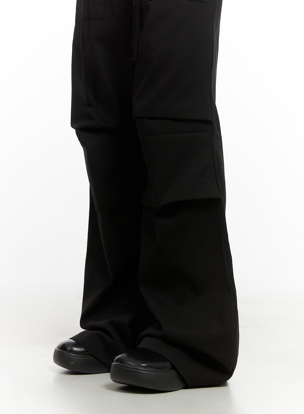 String Boot-Cut Parachuate Pants CS430