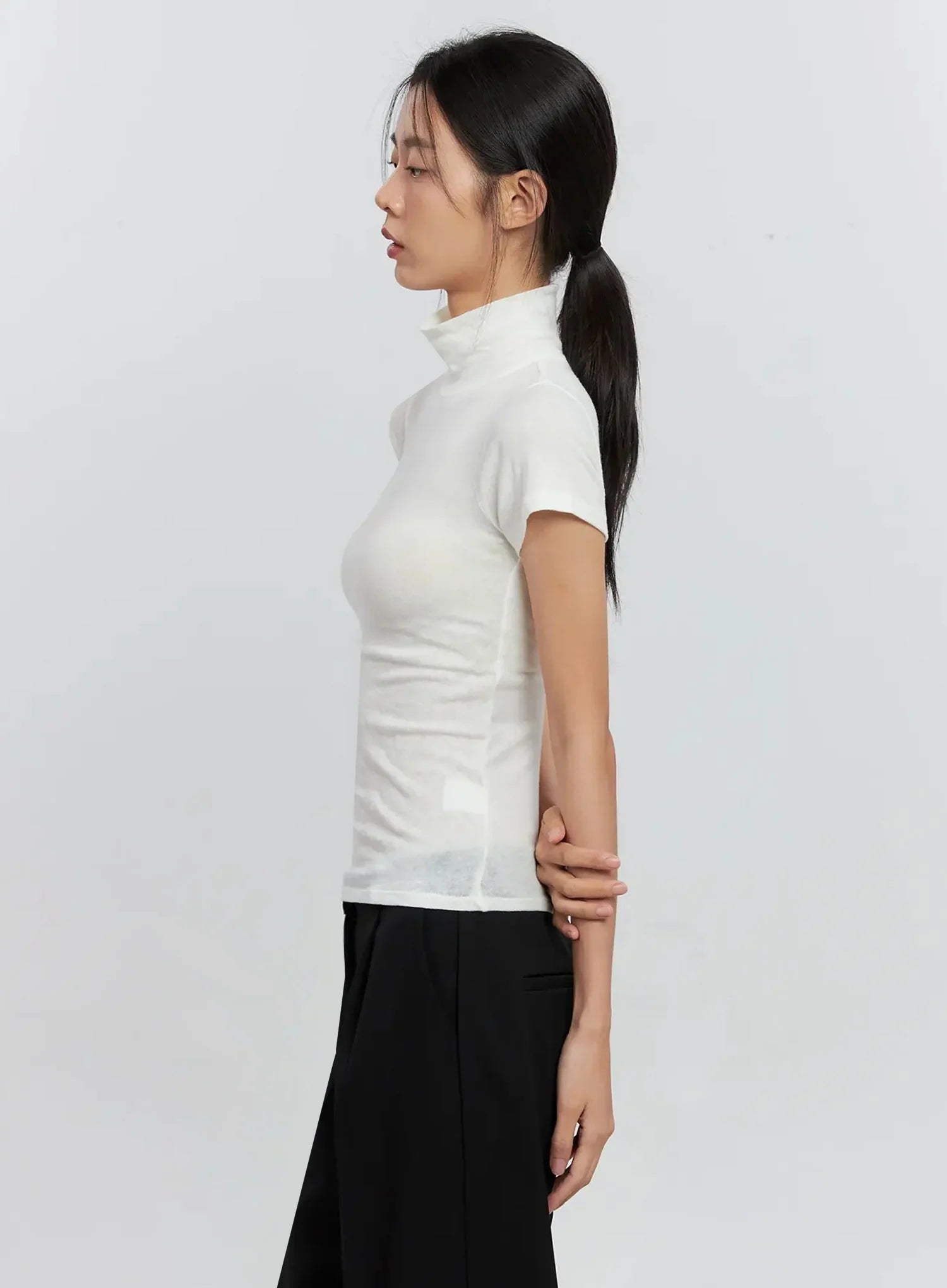 Soft Knit Short Sleeve Top IS516