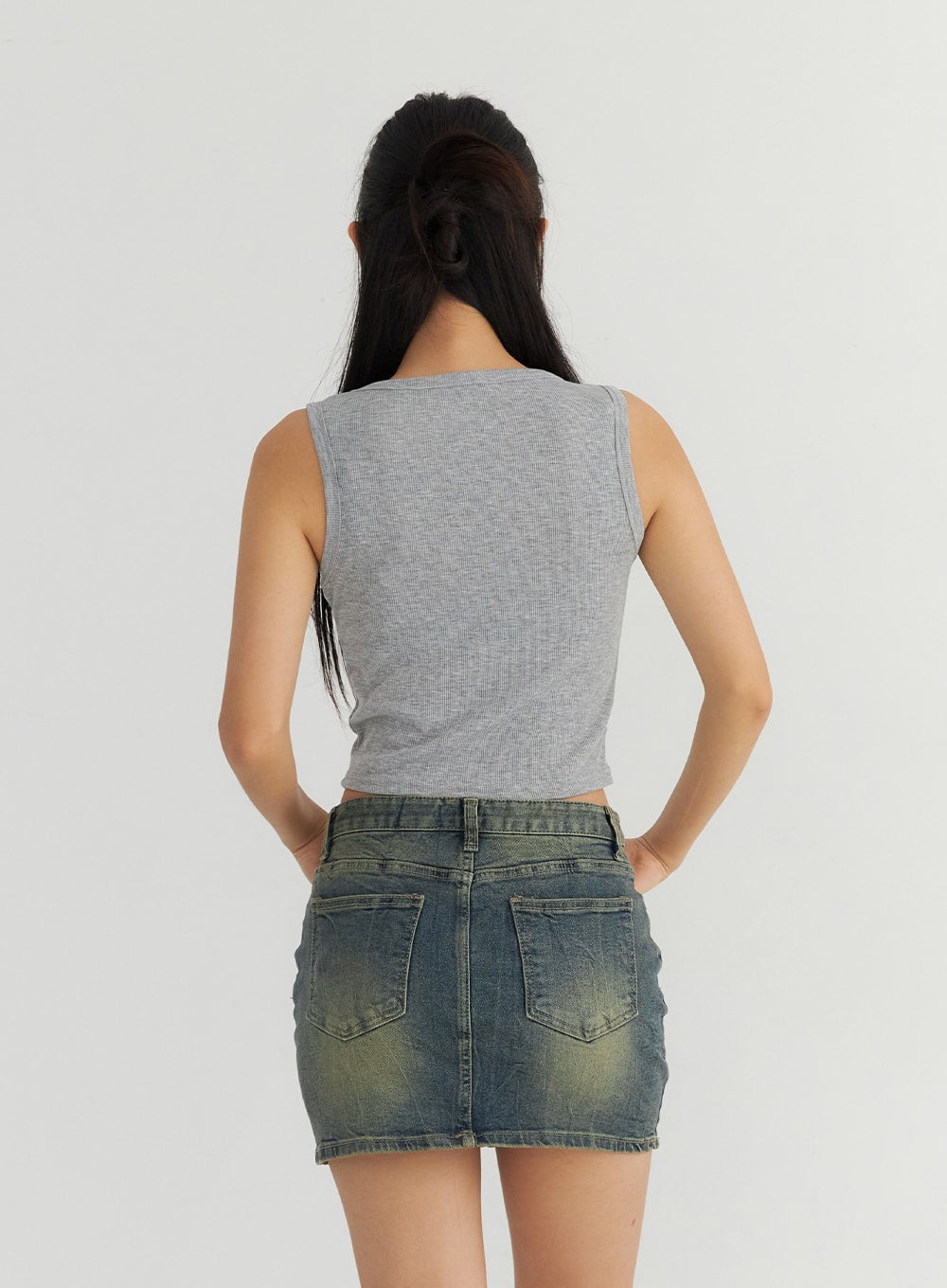 Rib Crop Tank Top CO304