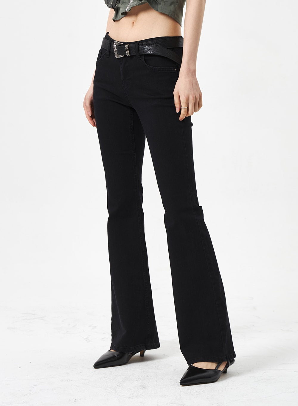 Bootcut Cotton Pants CA310