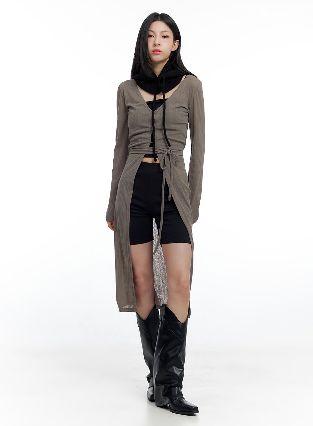 Slim Fit Solid Active Shorts CO431