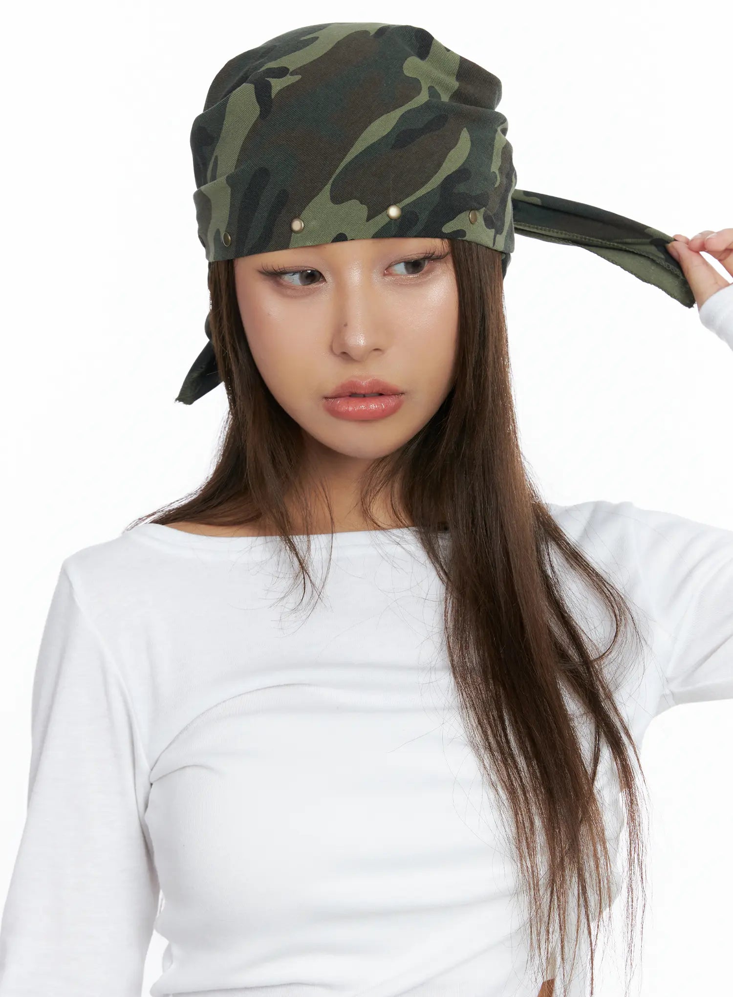 Studded Camo Bandana CS505
