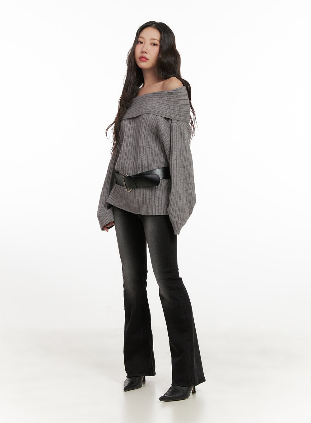 Oversized Off-Shoulder Sweater CN426