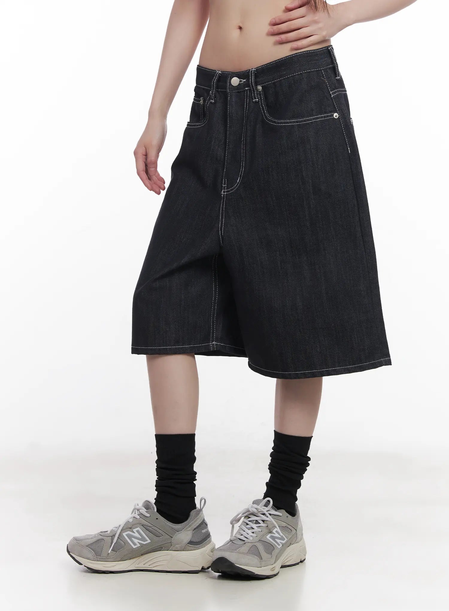 No-Fade Stitched Jorts CU519