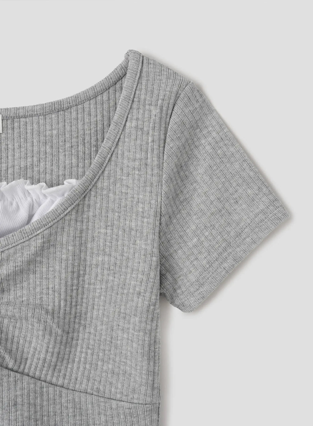 Layered Lace Slim-Fit Tee IU526