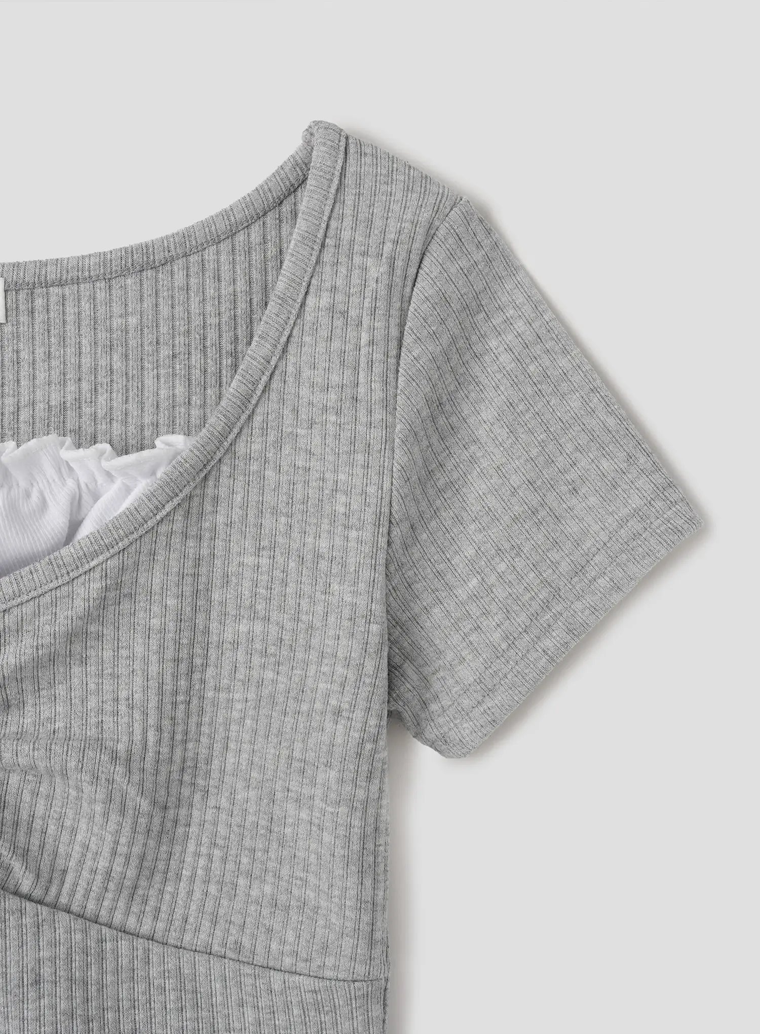 Layered Lace Slim-Fit Tee IU526