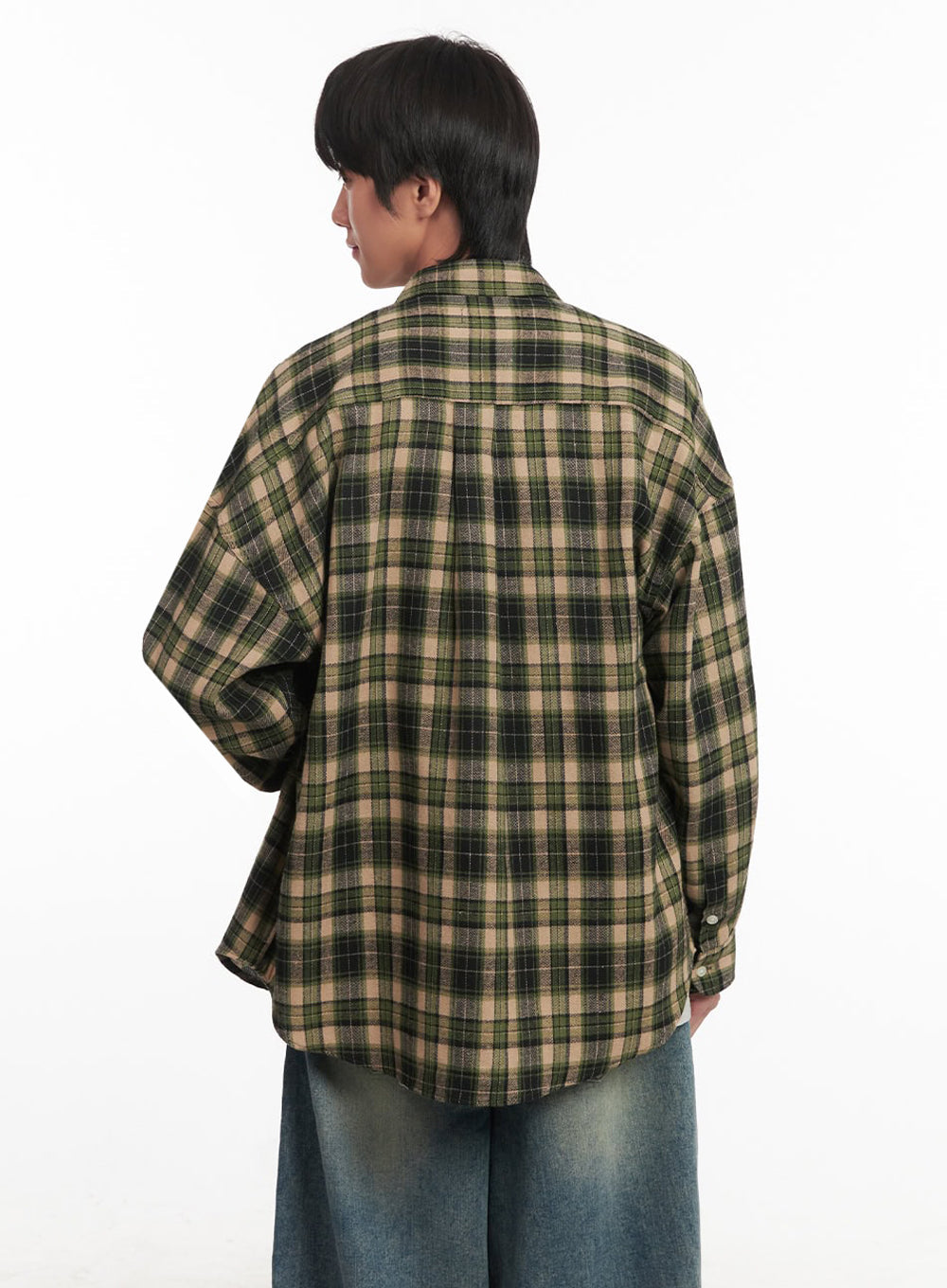 Men's Checkered Collared Shirt IA511