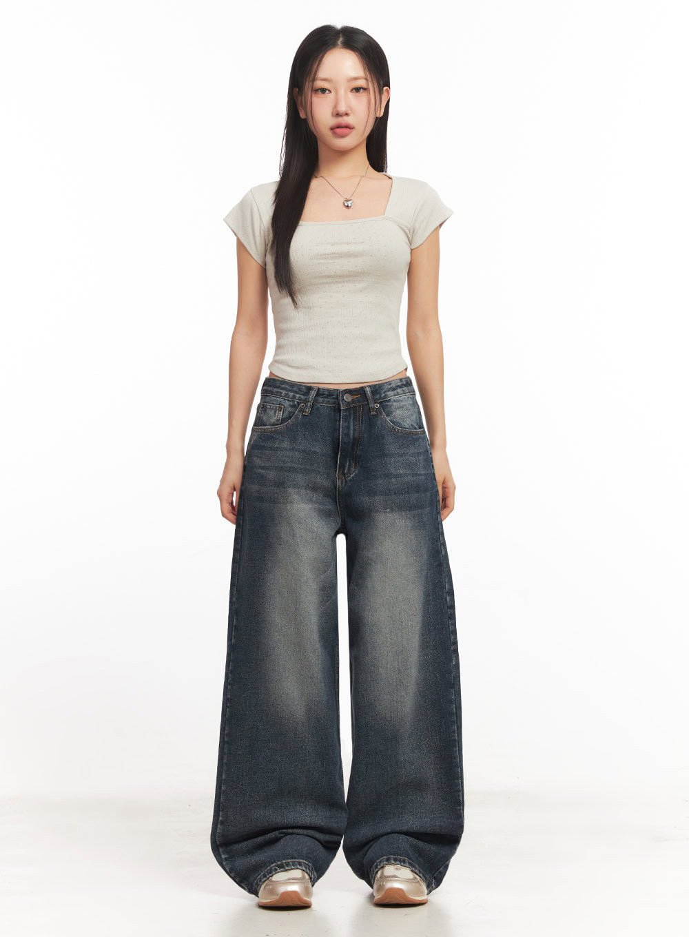 Essential Square-Neck Crop Top IA524