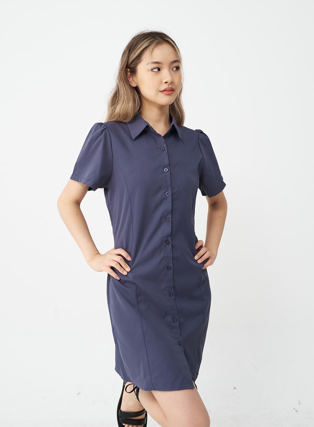 Basic Everyday Shirt Dress CJ22