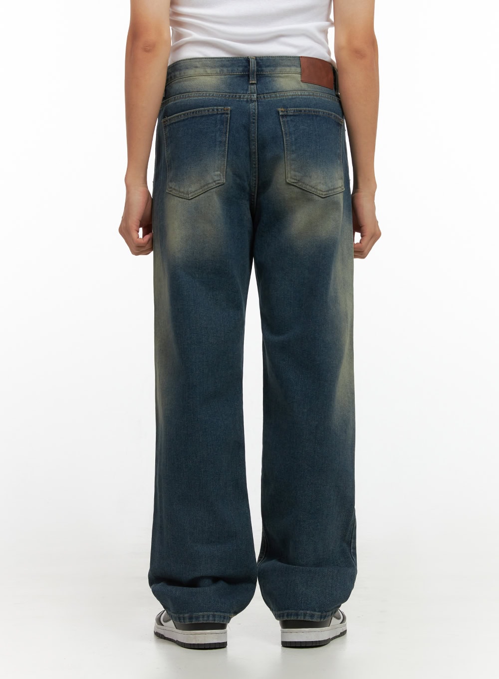 Men's Wide Leg Denim Jeans IO420