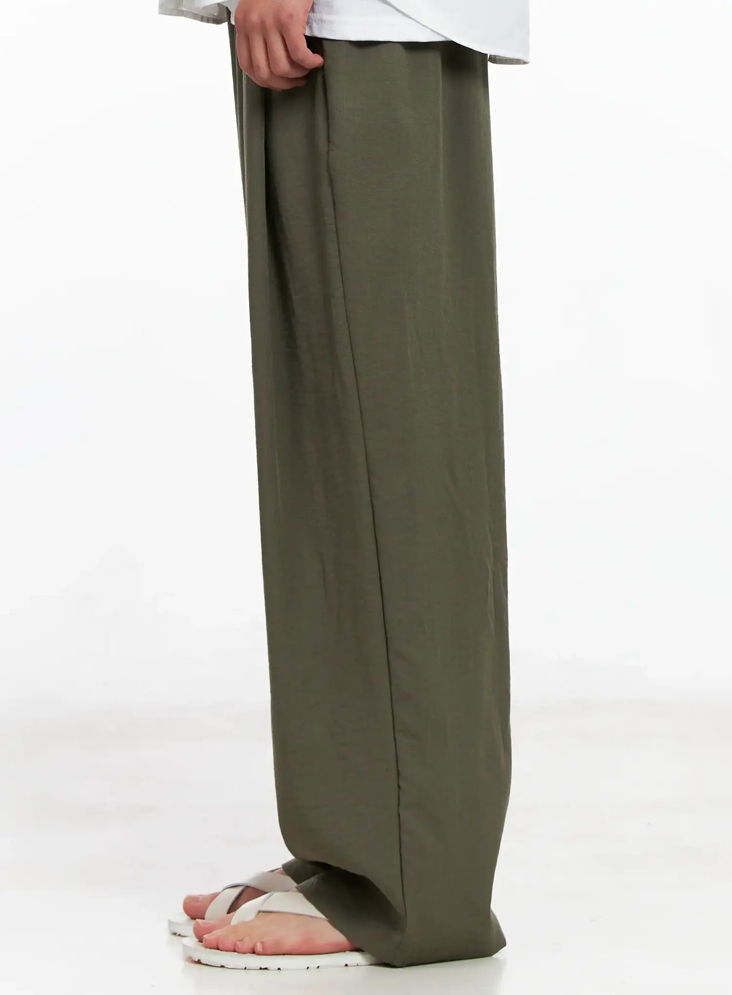 Men's Linen Pintuck Slacks IG511