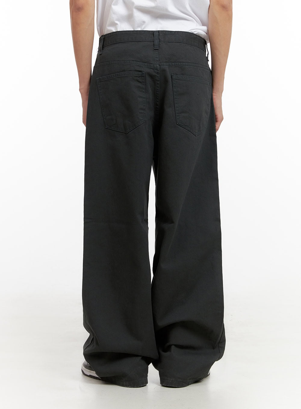 Men's Solid Cotton Baggy Pants IL404