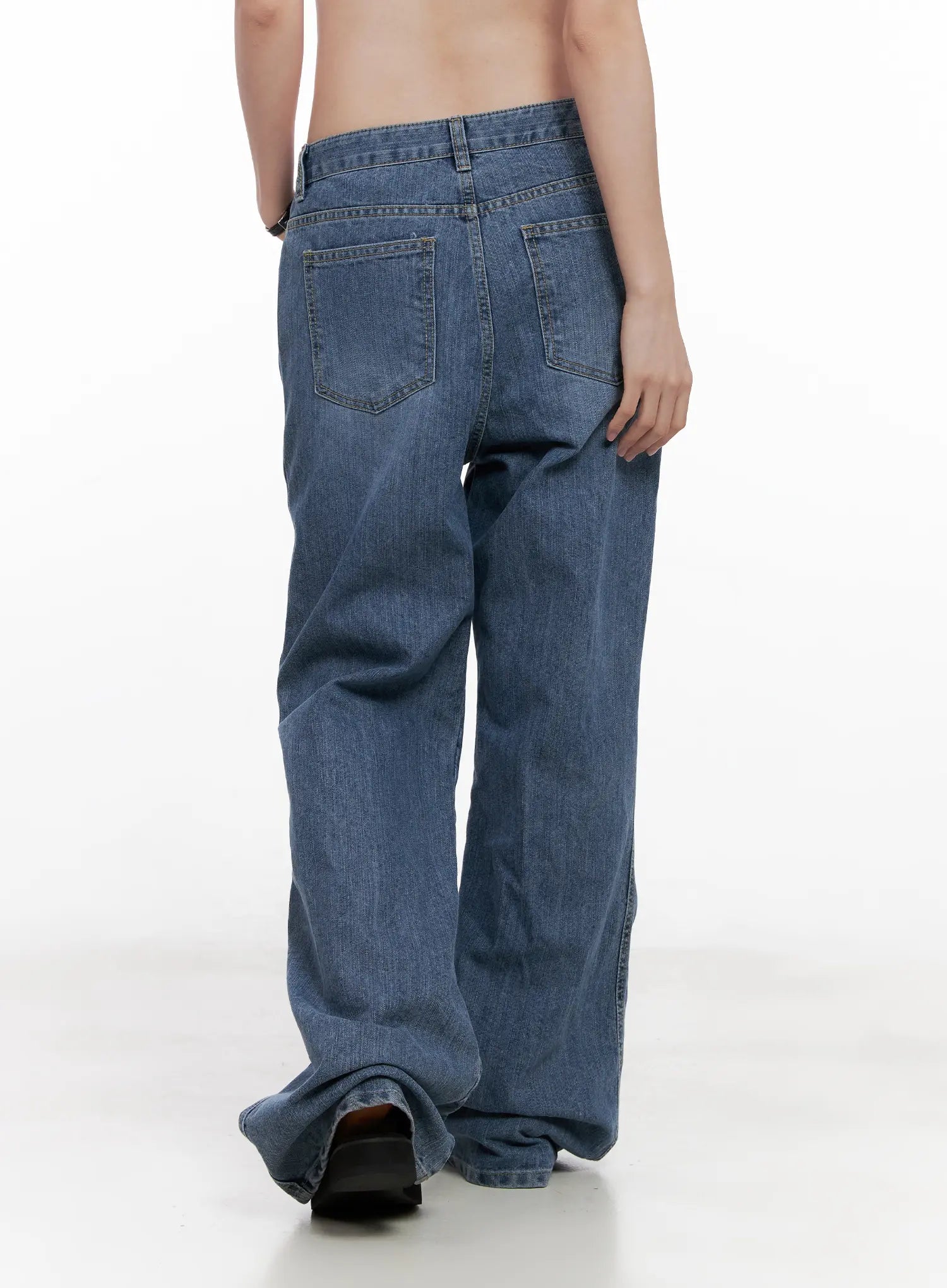 Bora Wide-Leg Flare Denim Jeans CL524