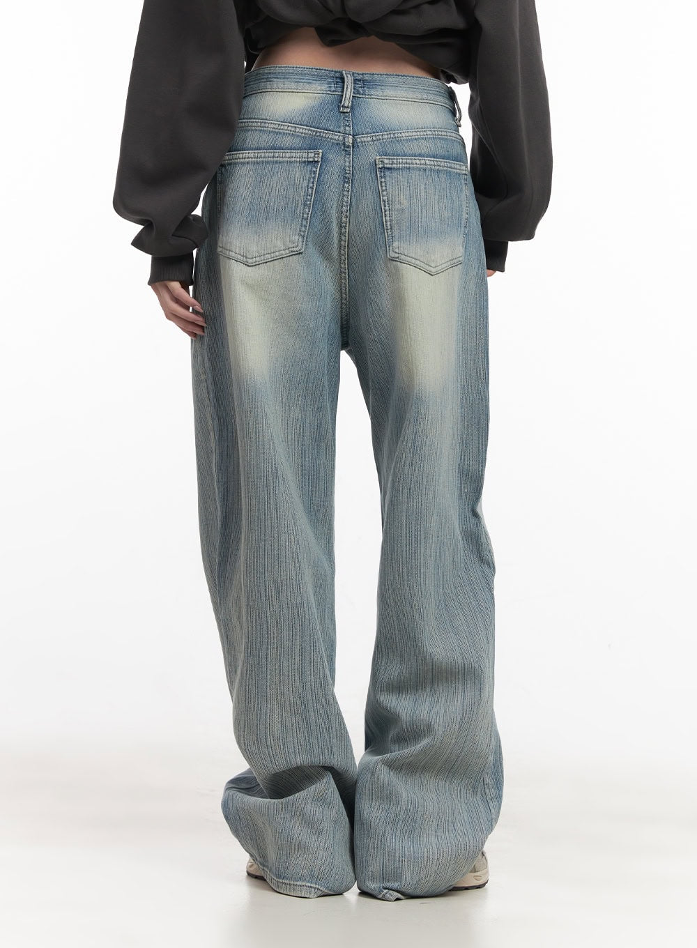 Nicola Washed Wide-Leg Jeans CF514