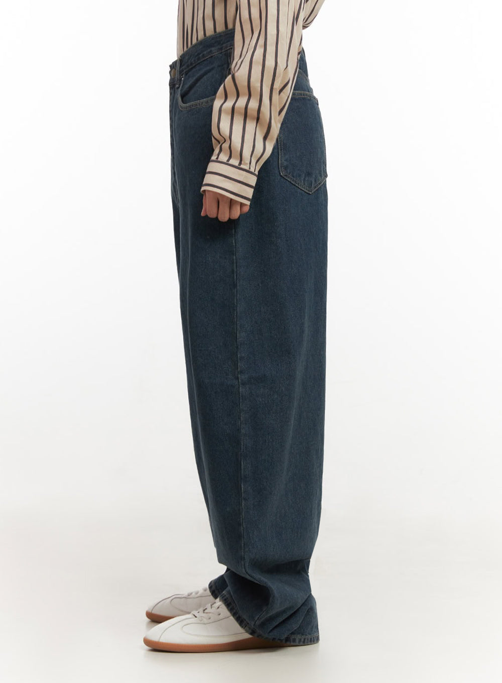 Men's Oversized Baggy Jeans (Dark Blue) IF521
