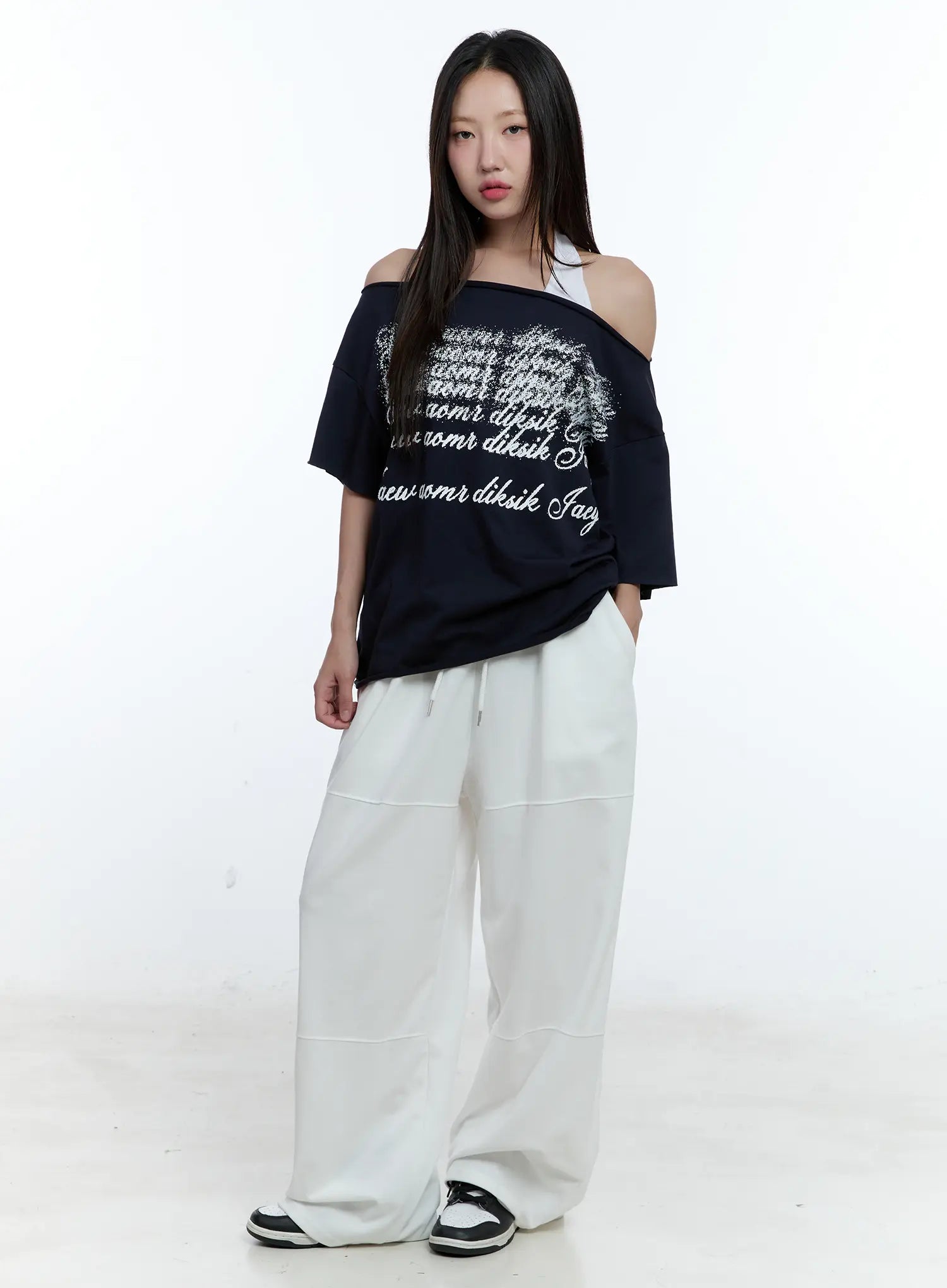 Baggy Wide-Leg Sweatpants CU526