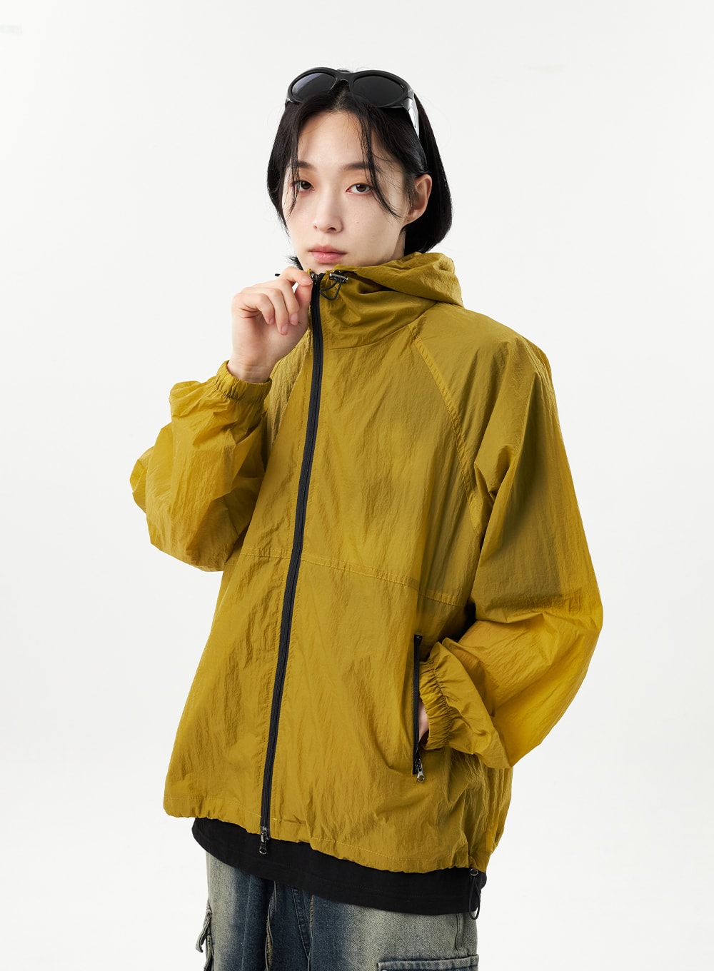 Nylon Hoodie Jacket CU314