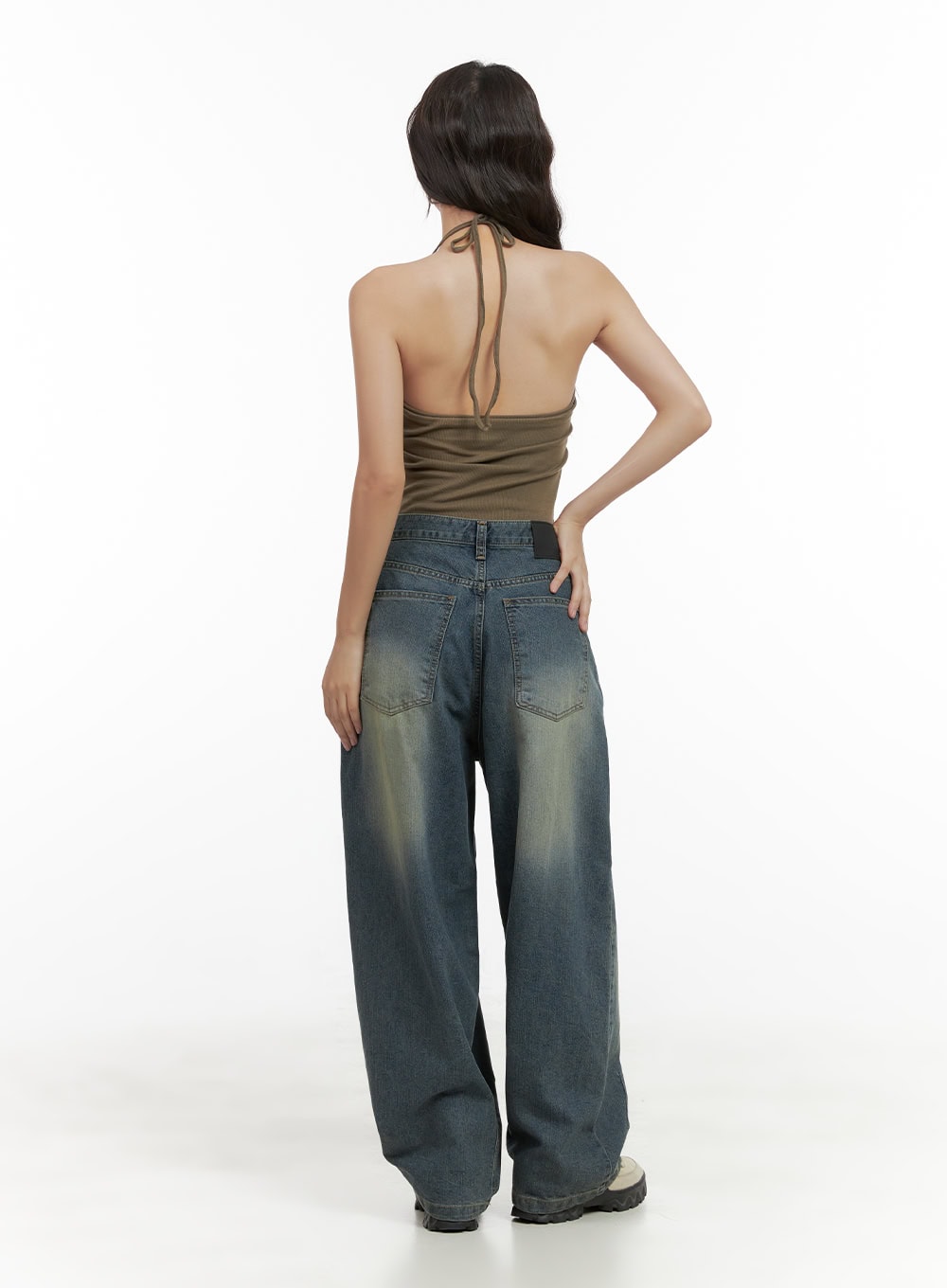 Cotton Halter Crop Top CG423