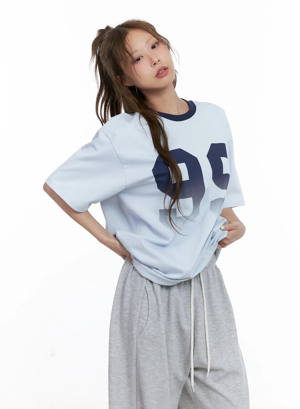 Oversized Graphic Tee CL514