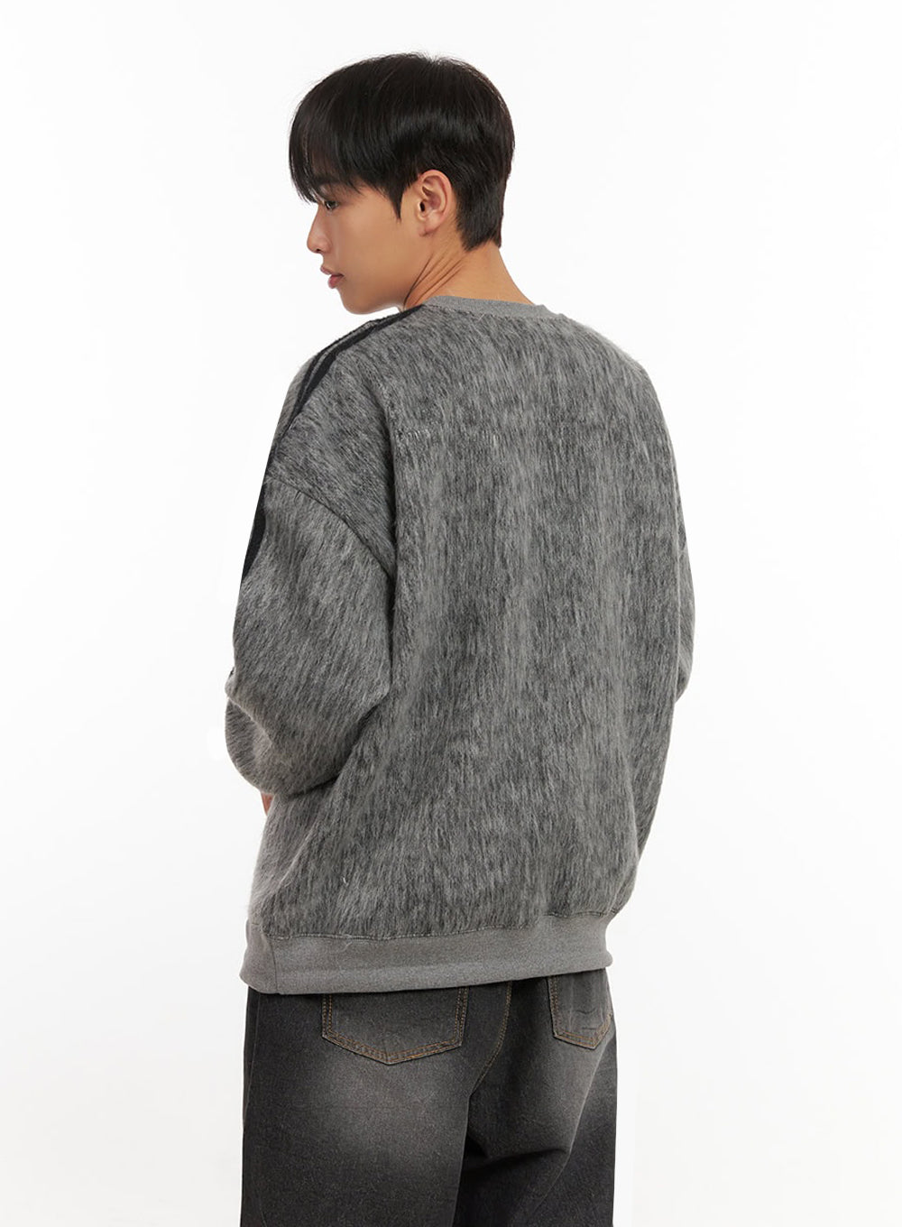 Men's Soft Wool Long Sleeve Pullover ID413