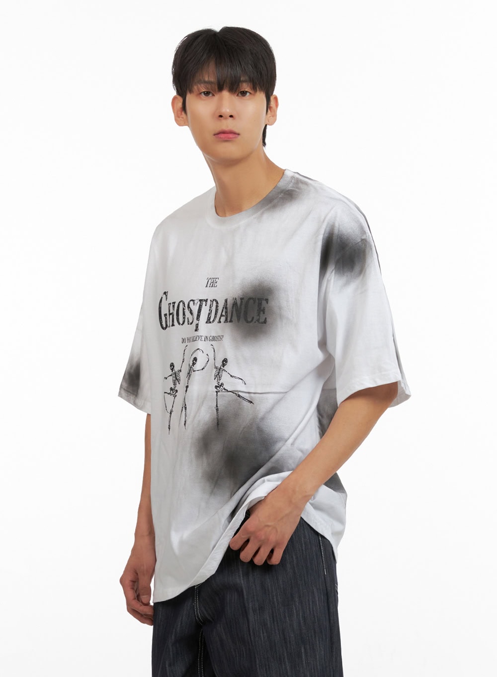 Men's Oversized Graphic T-Shirt IU419