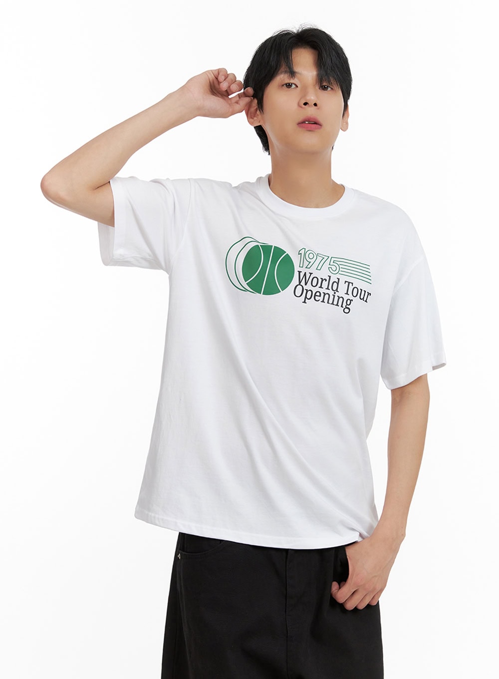 Men's Casual Lettering T-Shirt IL403