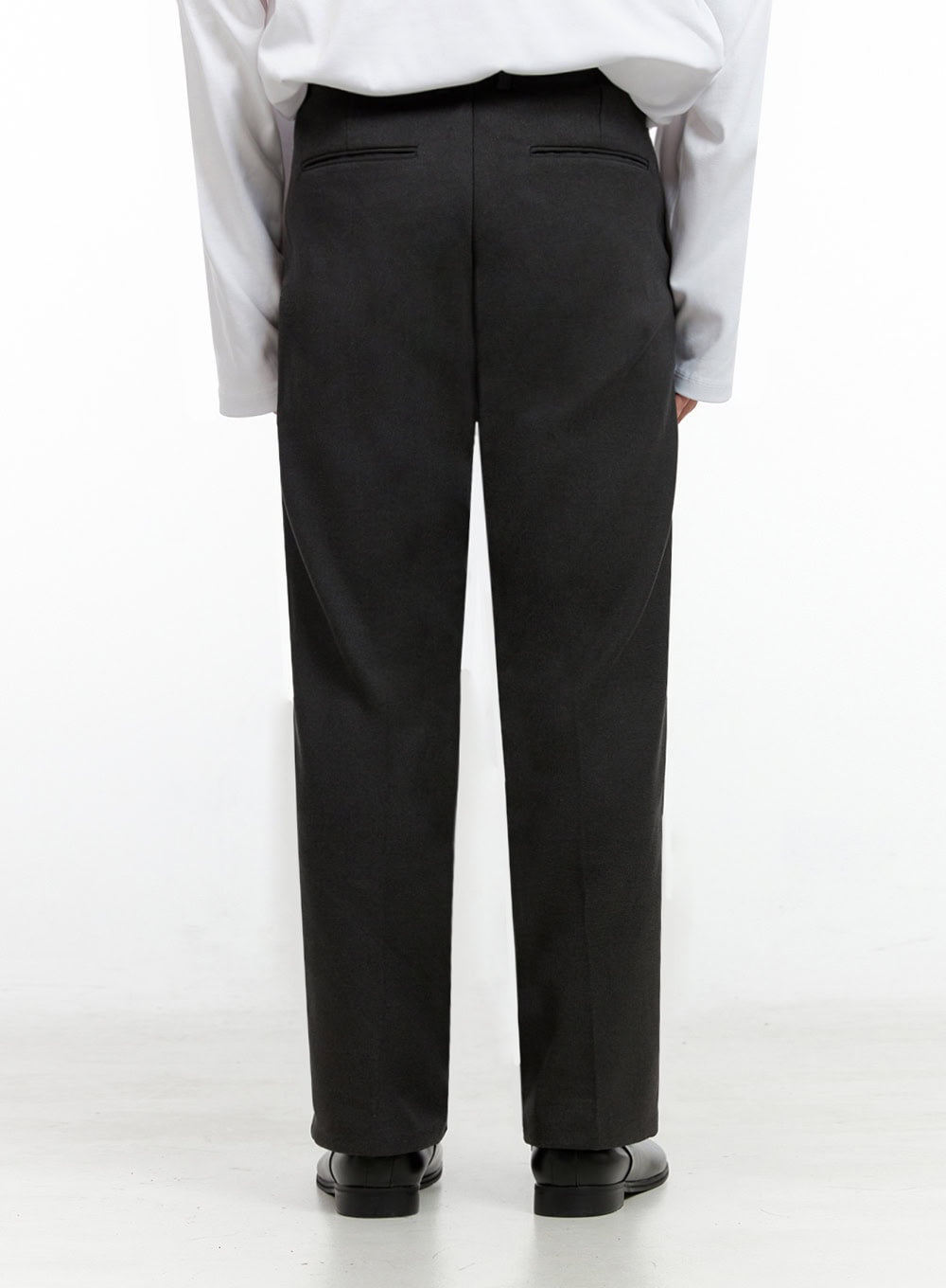 Men's Wool Blend Straight Leg Pants IN422