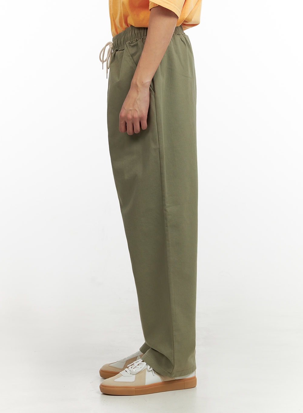 Men's Banding Cotton Pants IU405