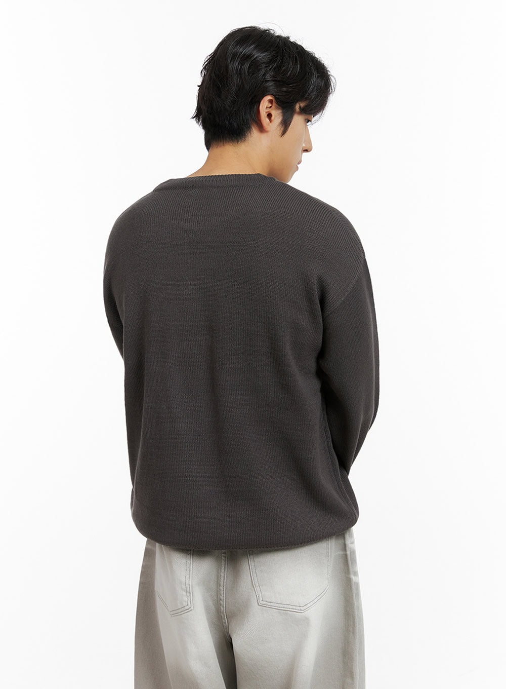 Men's Basic Knit Sweater IG409