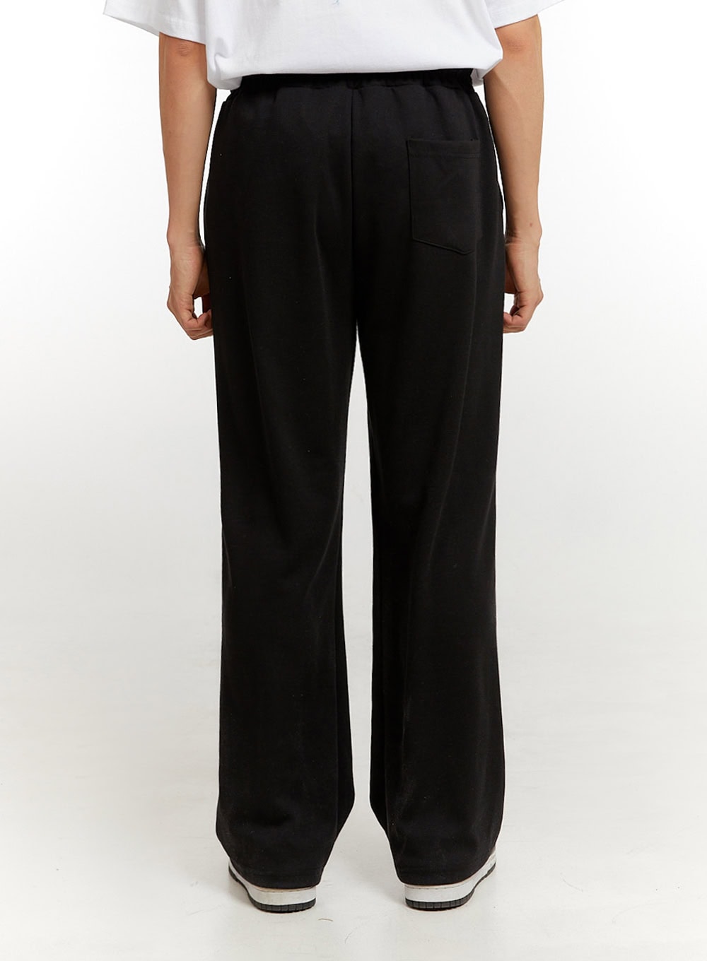 Men's Solid Sweatpants (Black) IU427