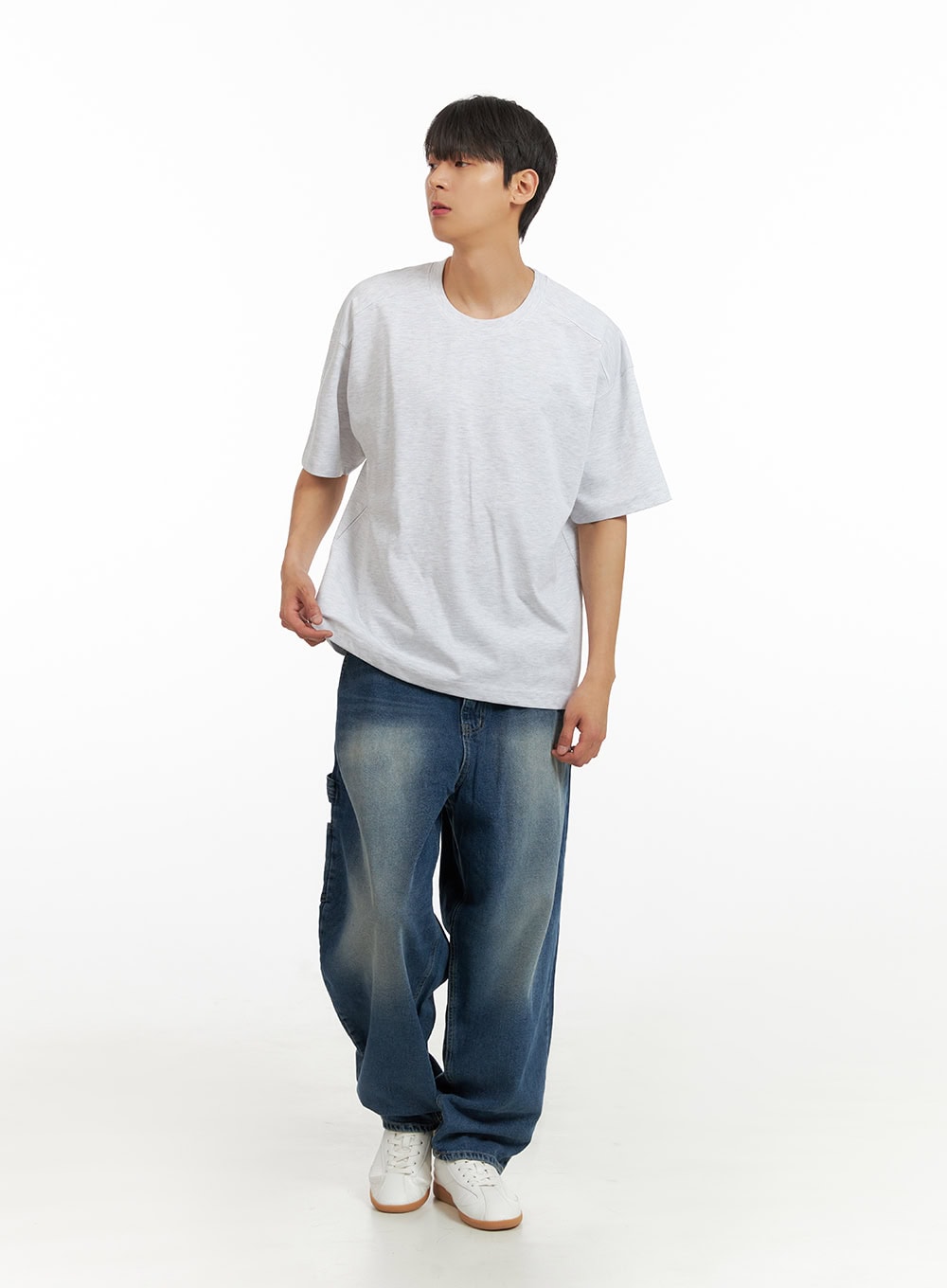 Men's Basic Solid T-Shirt IU418