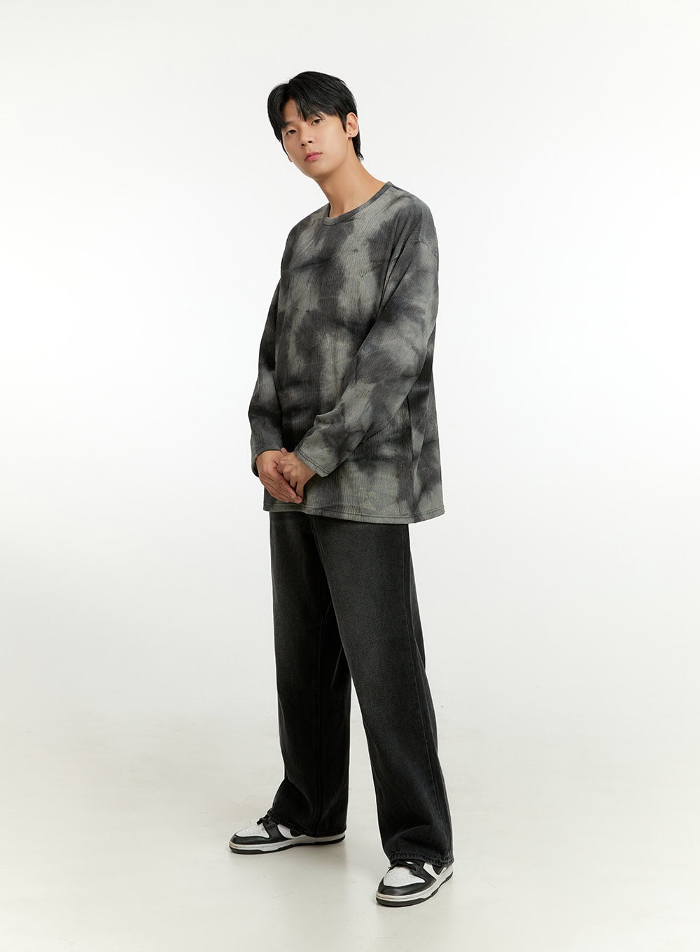 Men's Tie-Dye Oversized Long Sleeve IL412