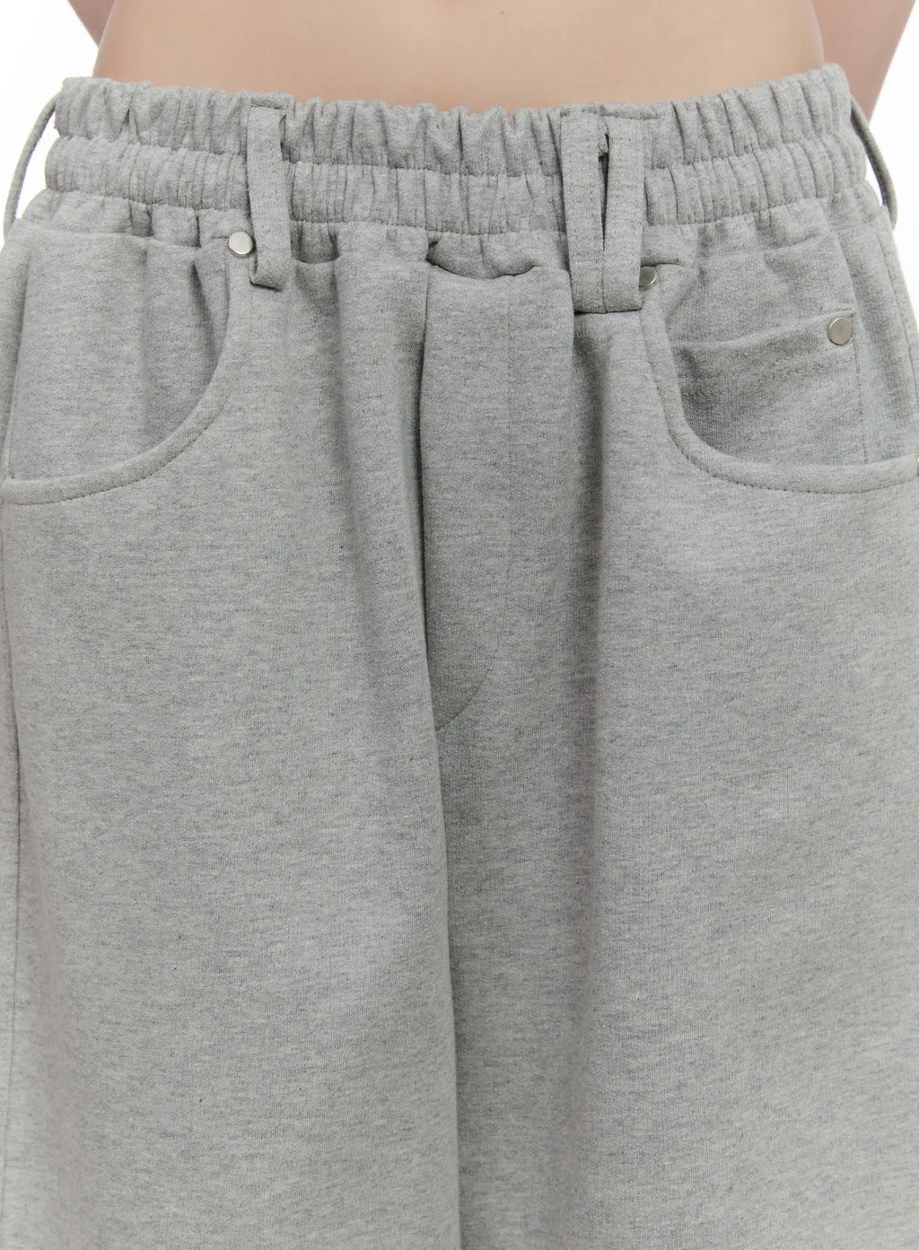 Comfy Belted Jogger Sweatshorts CL507