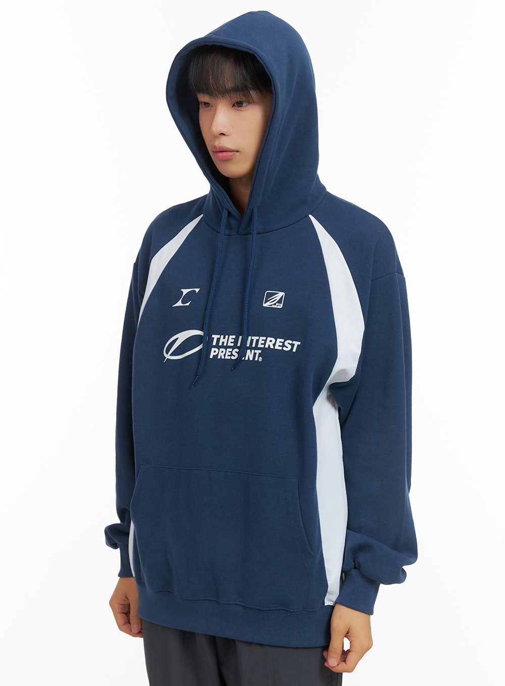 Men's Trendy Loose Fit Graphic Hoodie CO408