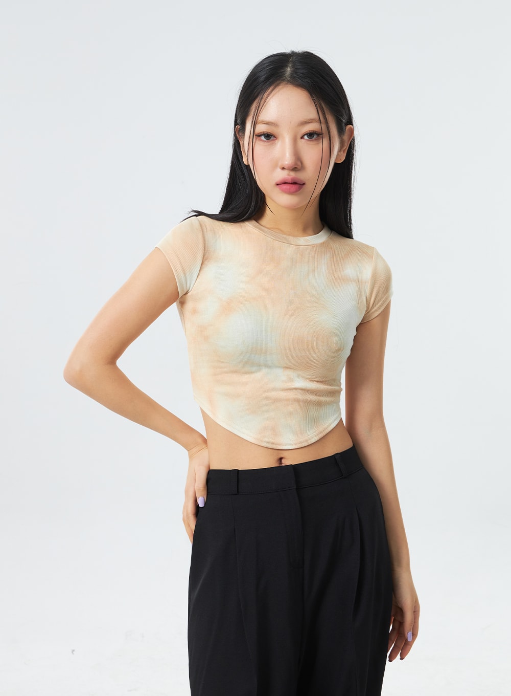 Tie Dye Cropped Tee CM330
