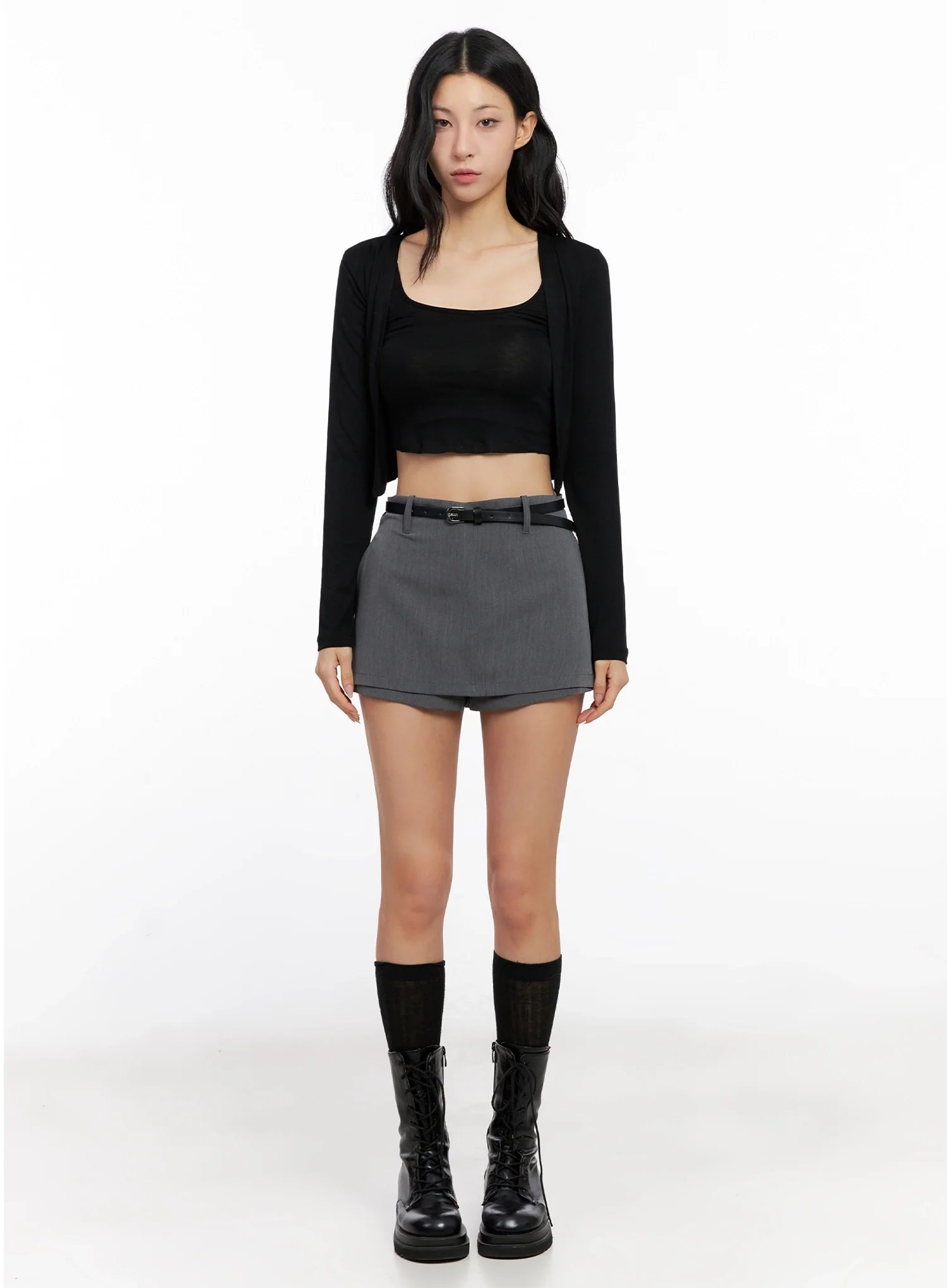 Belted Mini Skort IG508
