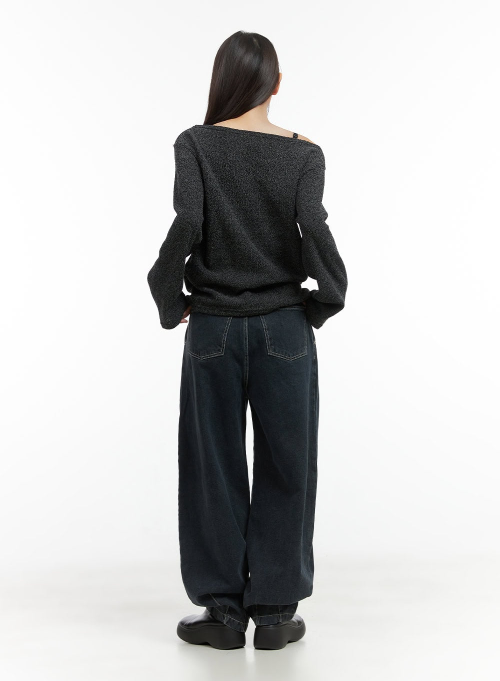 Comfy Loose Fit Off Shoulder Shirt CO417