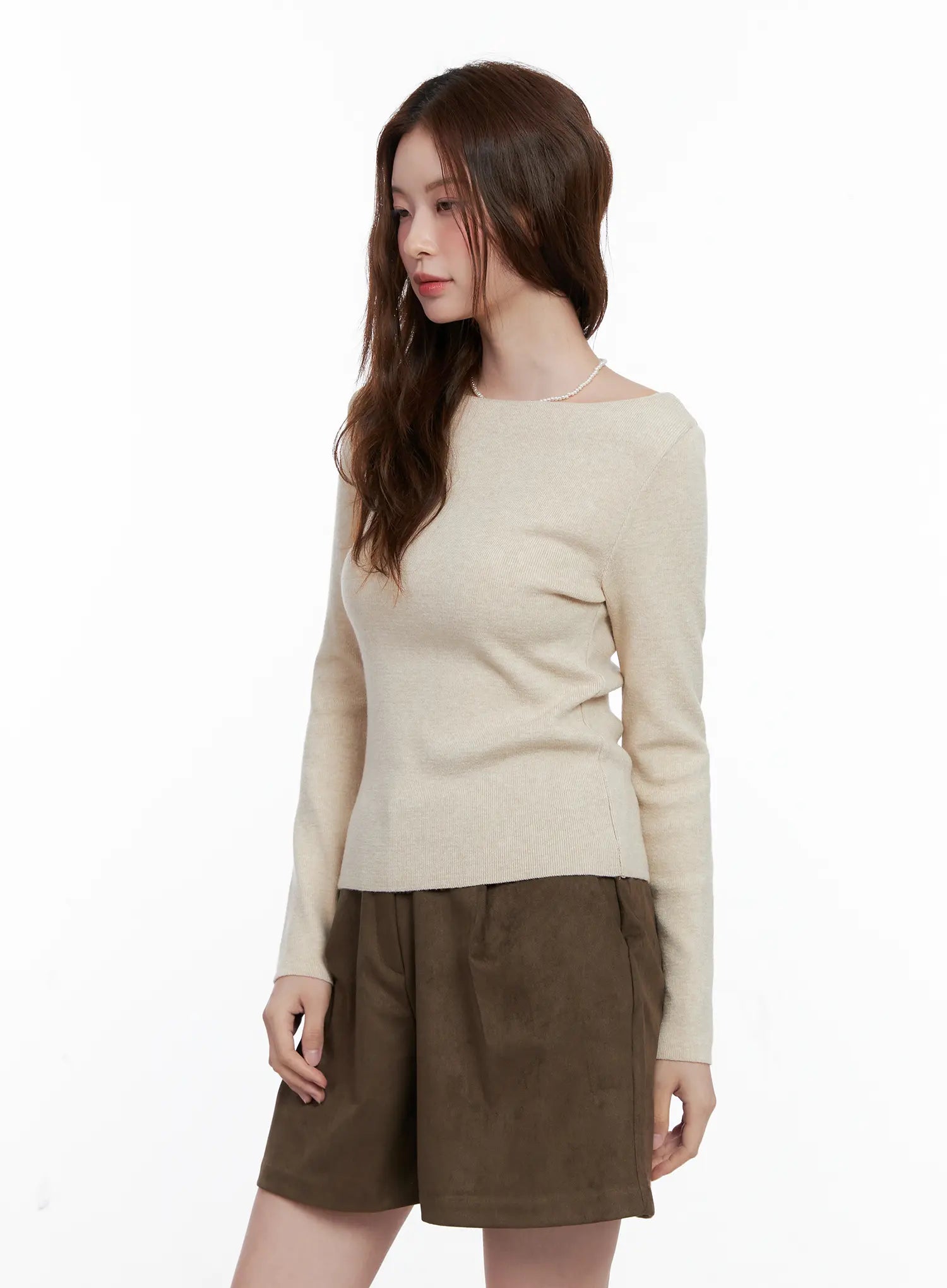 Loose Fit Boat Neck Knit CG520