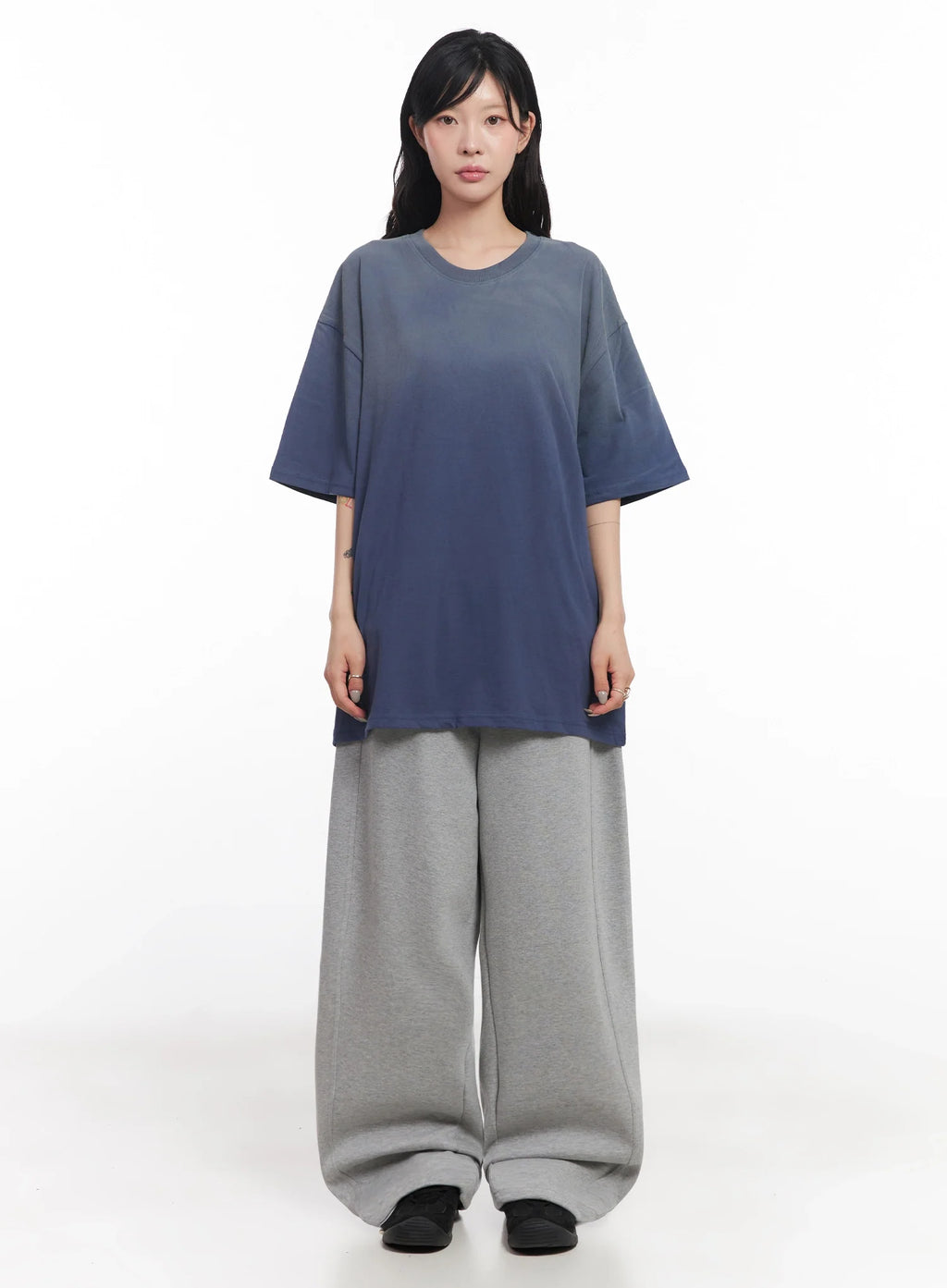 Oversized Gradient Fade T-Shirt IC503