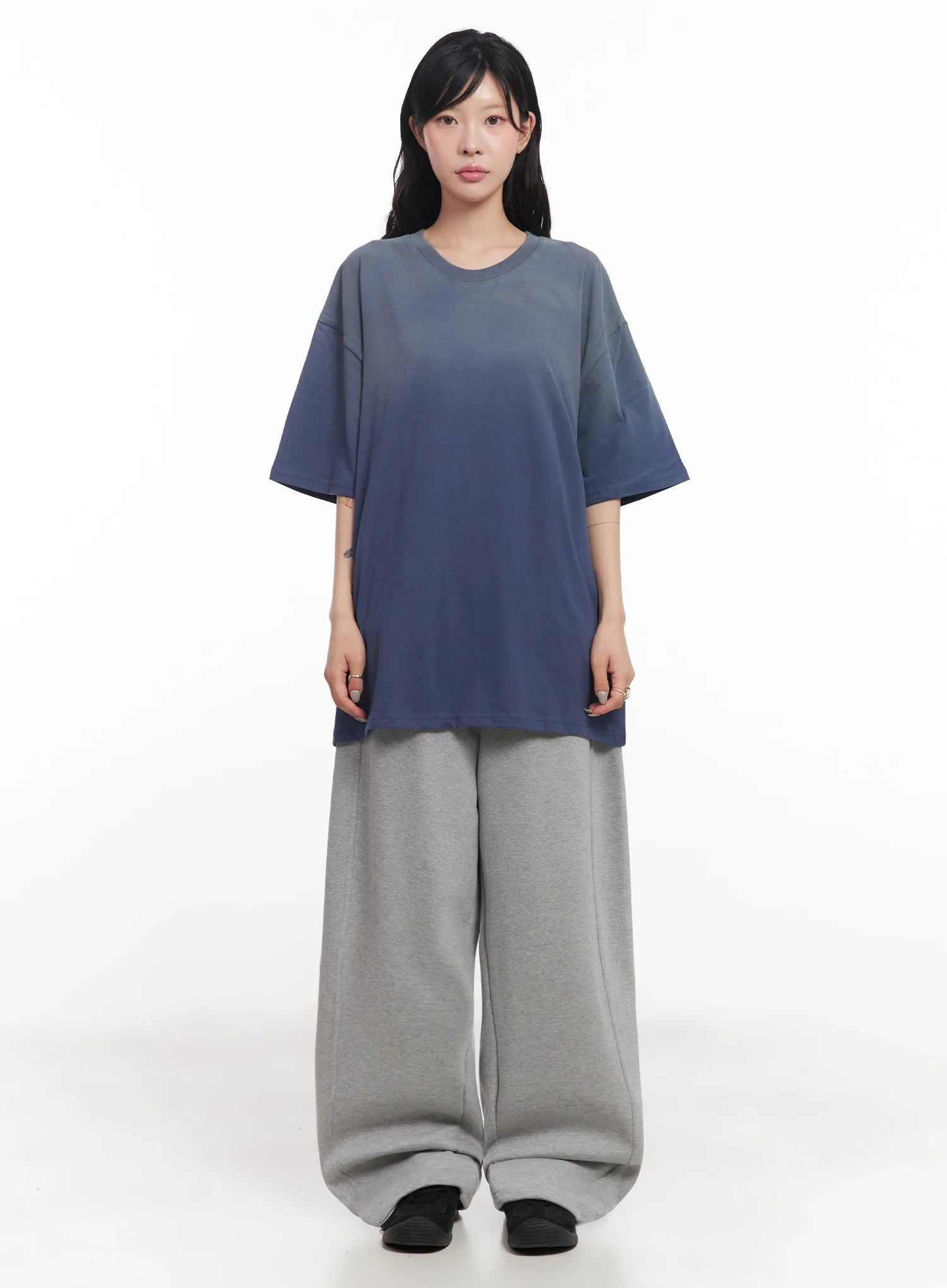 Oversized Gradient Fade T-Shirt IC503
